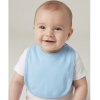 BB7: Plain Blue Pull Over Head Bib (Made in UK)